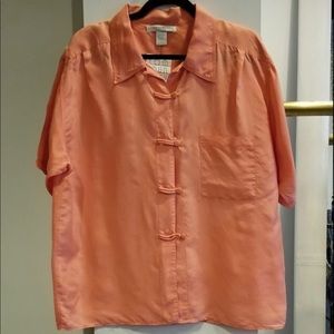 Vintage silk feel shirt